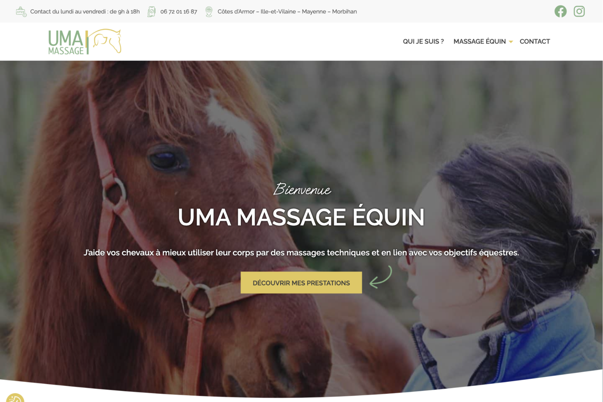 Uma Massage équin